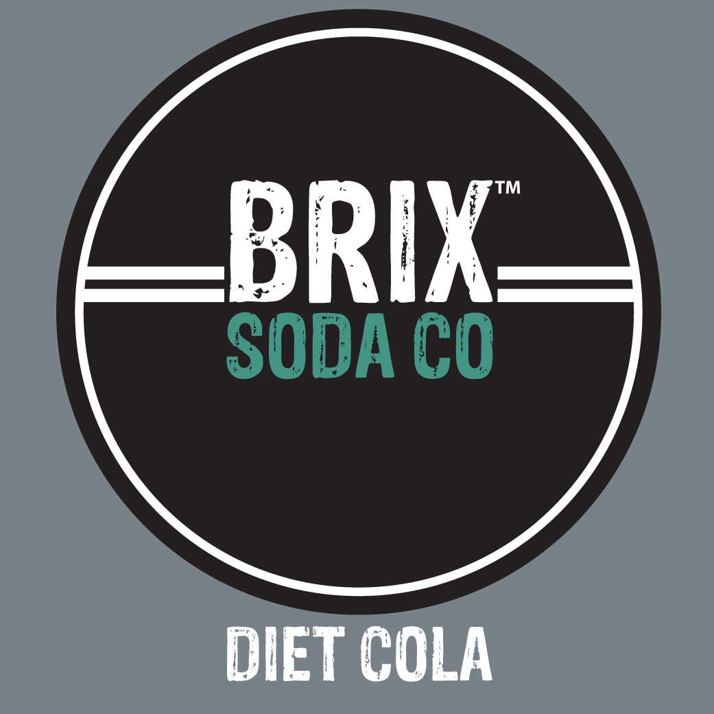Brix Soda Diet Soda Fountain Syrup Label