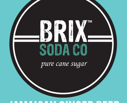 Brix Soda Jamaican Ginger Beer Fountain Syrup Label