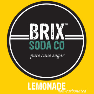 Brix Soda Lemonade Fountain Syrup Label